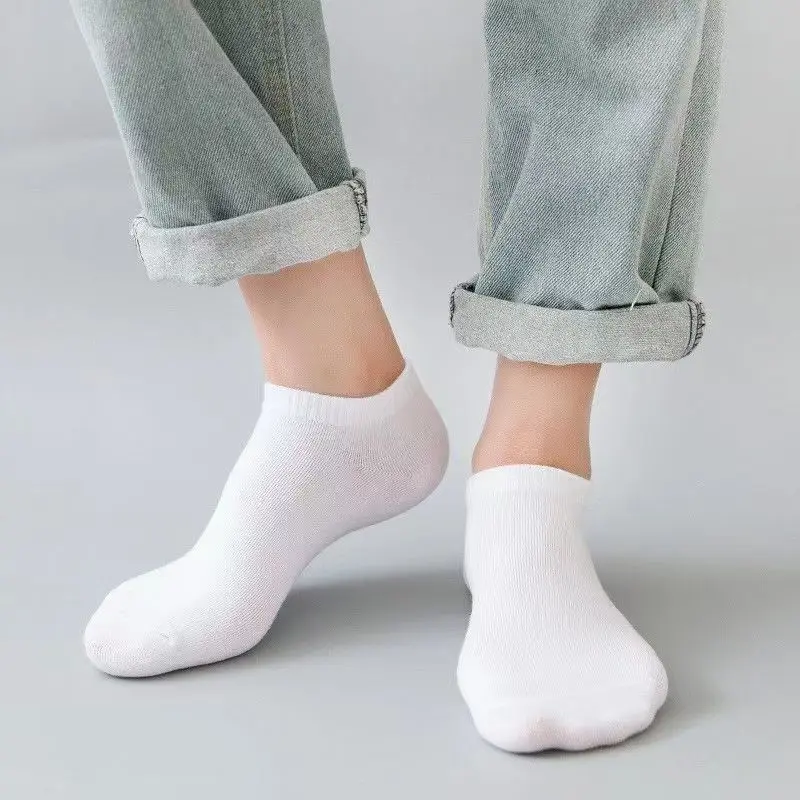 5 Pairs Unisex Casual Plain Co - đánh giá và giá No Show Sock Women
