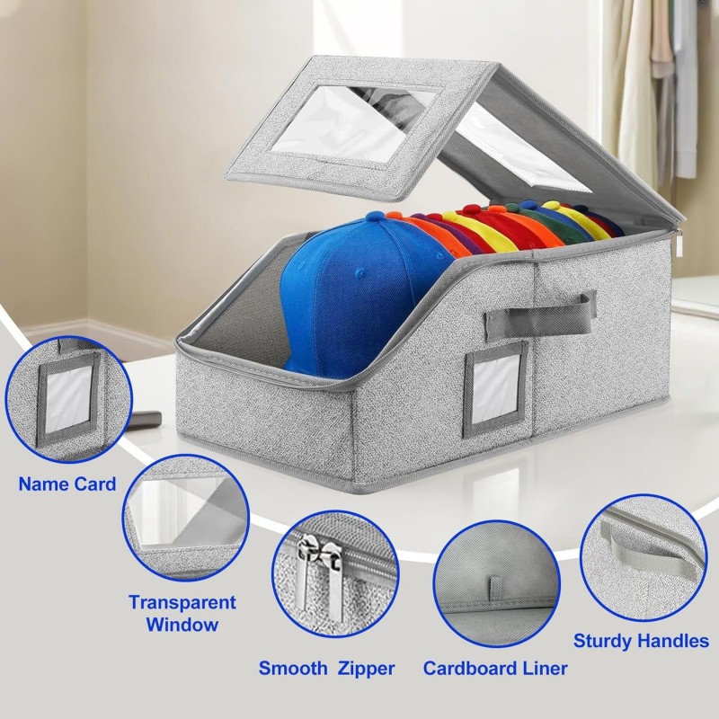 Foldable Zipper Baseball Cap S - đánh giá và giá Sock Organizer Tray