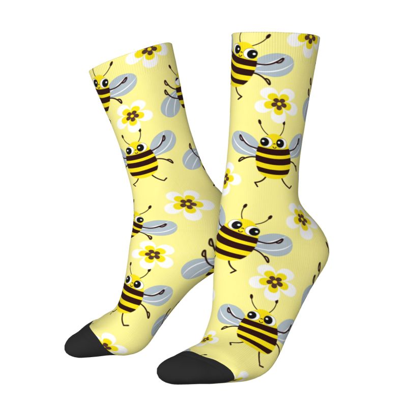 Custom Cool Mens Funny Bees Fl - đánh giá và giá Dress Sock Men