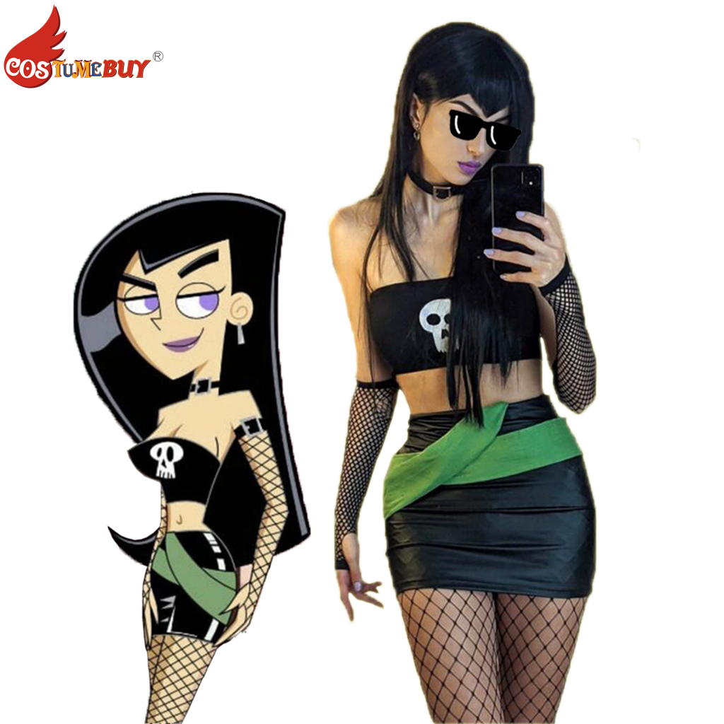 Danny Phantom Hoạt Hình Sam Ma - đánh giá và giá Fishnet Stocking Women