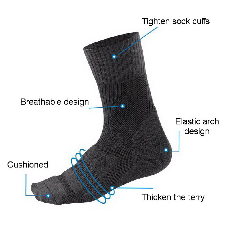1 Pair Merino Wool Sock Winter - đánh giá và giá Wool Hiking Sock
