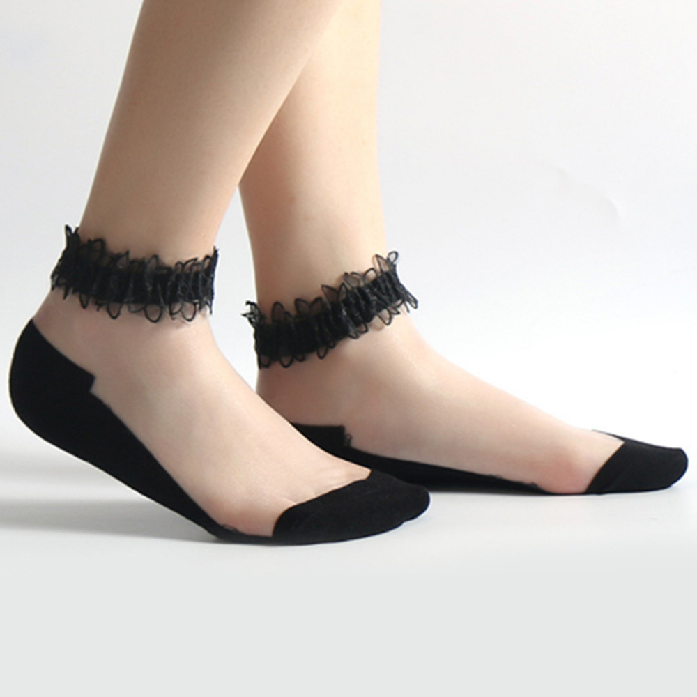 Woman Lace short sock thin soc - đánh giá và giá Invisibility Sock Loafer