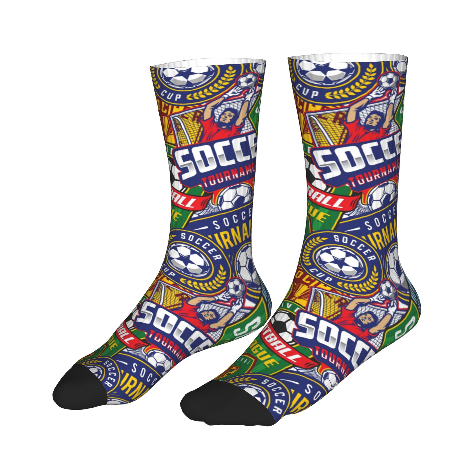 Retro Soccer Badge Green Red S - đánh giá và giá Dress Sock Men