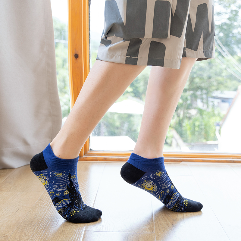 1/5 Pairs Combed Cotton Ankle  - đánh giá và giá Ankle Sock Low Cut