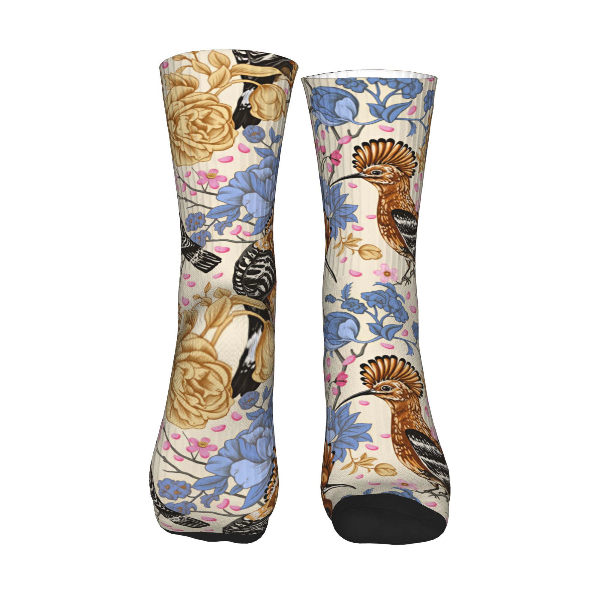 Hoopoe Bird Blue Peony Vintage - đánh giá và giá Dress Sock Men